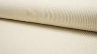 Luxury Jumbo Corduroy Velvet Fabric Material - ECRU